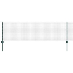 Clôture en fil soudé avec poteaux 50 x 0,6 m Vert Maille 637420637420