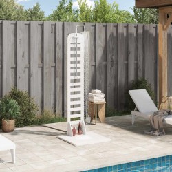 Douche d'extérieur 223 cm Blanc 637431637431
