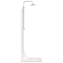Douche d'extérieur 223 cm Blanc 637431637431