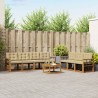 Ensemble de canapés d'extérieur 8 pcs Naturel et Beige 637444637444