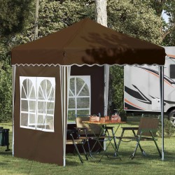 Tente de fête pop-up 195 x 195 x 245 cm Taupe Tissu Oxford 637521637521