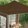 Tente de fête pop-up 195 x 195 x 245 cm Taupe Tissu Oxford 637521637521
