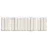 Coussin de chaise longue crème mélangé 200x70x4 cm tissu 637523637523