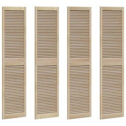 Porte de Cabinet avec porte 4 pcs Naturel 201 x 2,1 x 49,5 cm 637524637524
