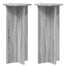 Support de Plante 2 pcs Sonoma gris 40 x 40 x 80 cm 637531637531