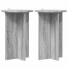 Support de Plante 2 pcs Sonoma gris Ø40 x 60 cm 637534637534