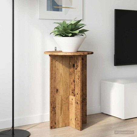 Support de Plante 2 pcs Bois ancien Ø40 x 60 cm 637537637537