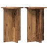 Support de Plante 2 pcs Bois ancien Ø40 x 60 cm 637537637537