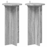 Support de Plante 2 pcs Sonoma gris 29,5 x 29,5 x 60 cm 637538637538