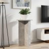 Support de Plante 2 pcs Gris béton Ø40 x 60 cm 637539637539