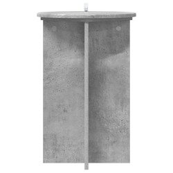 Support de Plante 2 pcs Gris béton Ø40 x 60 cm 637539637539