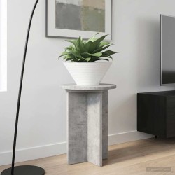 Support de Plante 2 pcs Gris béton Ø29,5 x 40 cm 637540637540