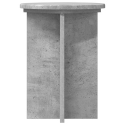 Support de Plante 2 pcs Gris béton Ø29,5 x 40 cm 637540637540