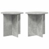 Support de Plante 2 pcs Gris béton 40 x 40 x 40 cm 637541637541