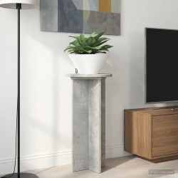 Support de Plante 2 pcs Gris béton 29,5 x 29,5 x 60 cm 637542637542