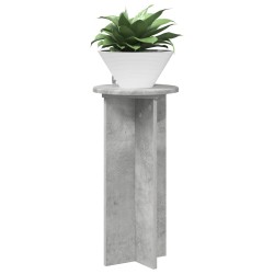 Support de Plante 2 pcs Gris béton 29,5 x 29,5 x 60 cm 637542637542