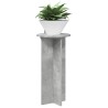 Support de Plante 2 pcs Gris béton 29,5 x 29,5 x 60 cm 637542637542