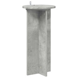Support de Plante 2 pcs Gris béton 29,5 x 29,5 x 60 cm 637542637542