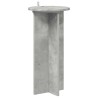 Support de Plante 2 pcs Gris béton 29,5 x 29,5 x 60 cm 637542637542