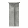 Support de Plante 2 pcs Gris béton 29,5 x 29,5 x 60 cm 637542637542