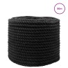 Corde Noir 1,2 x 1,2 x 5000 cm Coton 637543637543