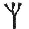 Corde Noir 0,8 x 0,8 x 50000 cm Coton 637544637544