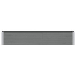 Jardinière surélevée Gris 200 x 30 x 36 cm 637547637547