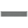 Jardinière surélevée Gris 200 x 30 x 36 cm 637547637547