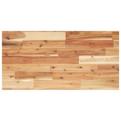 Dessus de table rectangulaire 80x40x2 cm bois massif d'acacia 637556637556