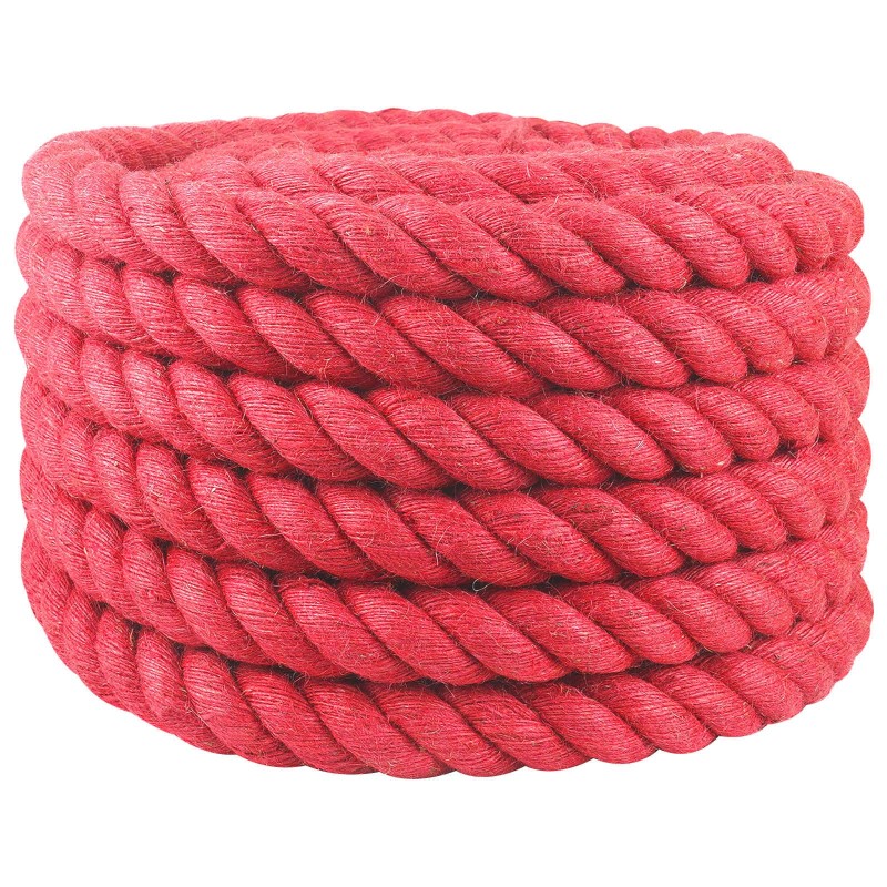 Corde en Jute Rouge Jute 100% Tossa 637561637561