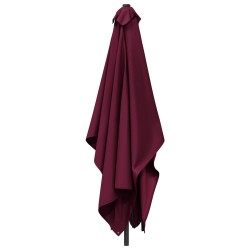 Parasol de jardin 200 x 300 cm Polyester Rectangulaire Bordeaux 637562637562