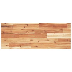 Dessus de table rectangulaire 80x30x2 cm bois massif d'acacia 637564637564