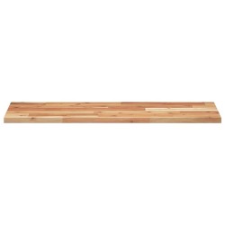 Dessus de table rectangulaire 80x30x2 cm bois massif d'acacia 637564637564