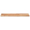 Dessus de table rectangulaire 80x30x2 cm bois massif d'acacia 637564637564