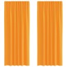 Rideaux en voile à œillets 2 pcs orange 637565637565