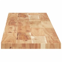 Dessus de table rectangulaire 160x20x2 cm bois massif d'acacia 637566637566