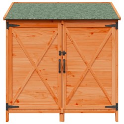 Abri de jardin Marron 106 x 56 x 113,5 cm Bois de Sapin Massif 637575637575