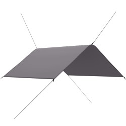 Bâche d'extérieur 3x2,85 m Gris 637577637577