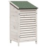 Abri de jardin Blanc 59 x 56 x 113,5 cm Bois de Sapin Massif 637578637578