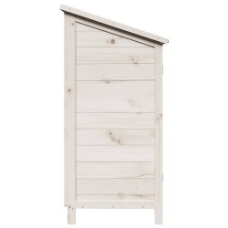 Abri de jardin Blanc 59 x 56 x 113,5 cm Bois de Sapin Massif 637578637578