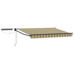 Auvent rétractable électrique Vert, Jaune, Anthracite 3 x 2,5 m 637583637583