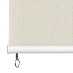 Store roulant d'extérieur 105 (l) x 140 (H) cm crème 637585637585