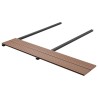 Planche de terrasse 6 pcs Marron Clair WPC 637593637593