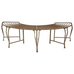 Banc d'Arbre 4-Nombre de places 160 x 80 x 44 cm Acier 637598637598