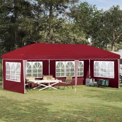 Tente de fête pop-up 575 x 289 x 245 cm Bordeaux 637601637601