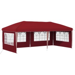 Tente de fête pop-up 575 x 289 x 245 cm Bordeaux 637601637601
