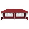 Tente de fête pop-up 575 x 289 x 245 cm Bordeaux 637601637601