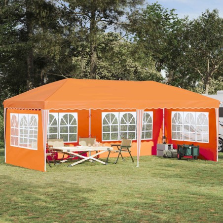 Tente de fête pop-up 575 x 289 x 245 cm Orange 637603637603