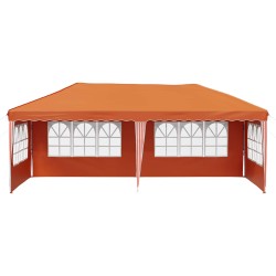 Tente de fête pop-up 575 x 289 x 245 cm Orange 637603637603