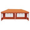 Tente de fête pop-up 575 x 289 x 245 cm Orange 637603637603